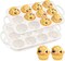Silicone Muffin Pans for Baking, Metal Reinforced Frame 12 Cups Regular Size Silicone Cupcake Pan Nonstick Muffin Tin for Baking Muffin, Cupcake, Frittatas,BPA Free, Dishwasher Safe